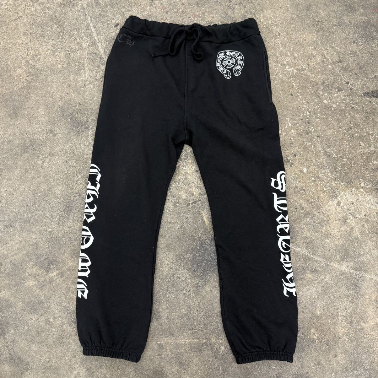 Chrome Hearts Chrome Hearts Script Sweatpants Size US 36 / EU 52 - 1 Thumbnail