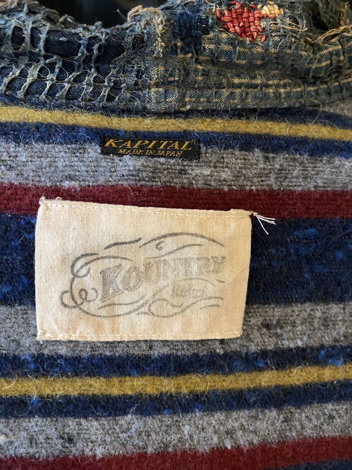 Kapital × Kapital Kountry Kapital Kountry Boro 1st Jacket denim wool lining 1 version Size US XL / EU 56 / 4 - 13 Thumbnail