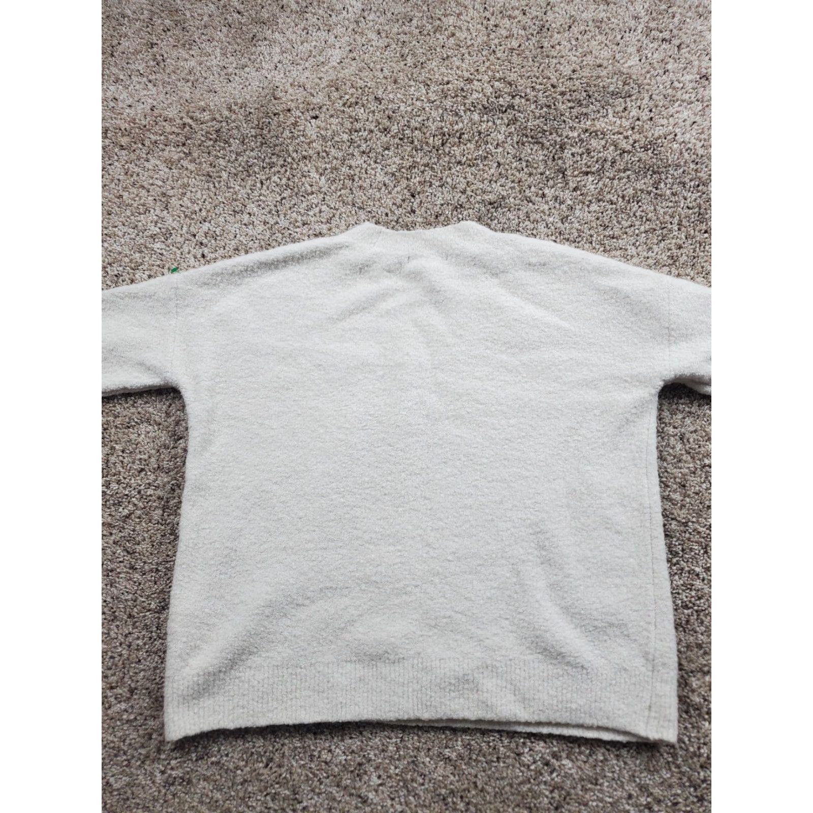 Banana Republic Banana Republic Sweater Womens XS Ivory Crewneck Wool Blend Textured Pullover Size XS / US 0-2 / IT 36-38 - 7 Thumbnail