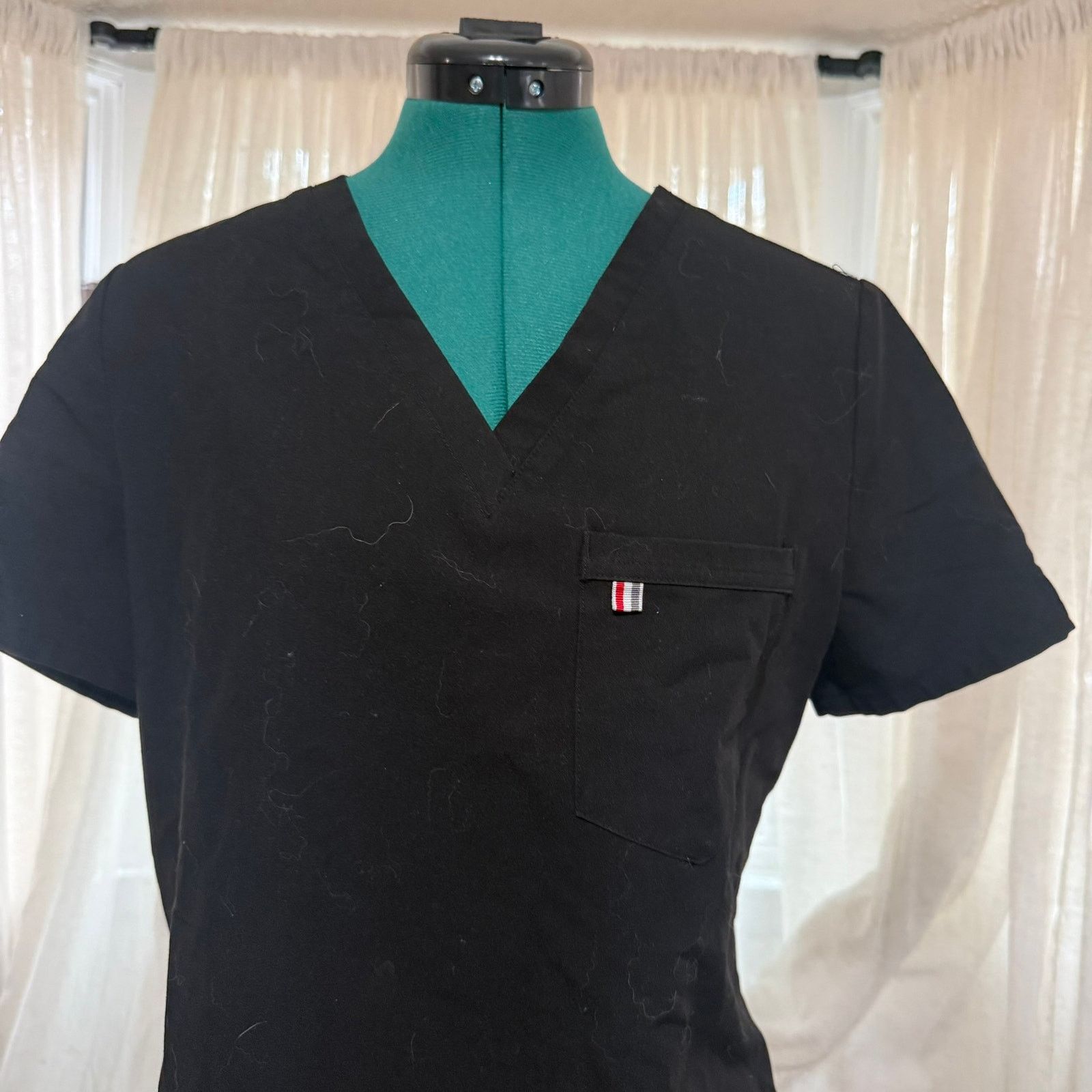 Other MediClo Black Recycled Scrub Top | Sz S Size S / US 4 / IT 40 - 3 Thumbnail