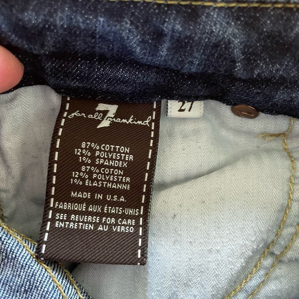 7 For All Mankind 7 For All Mankind A Pocket Bootcut Jeans 27 Size 27" / US 4 / IT 40 - 8 Thumbnail