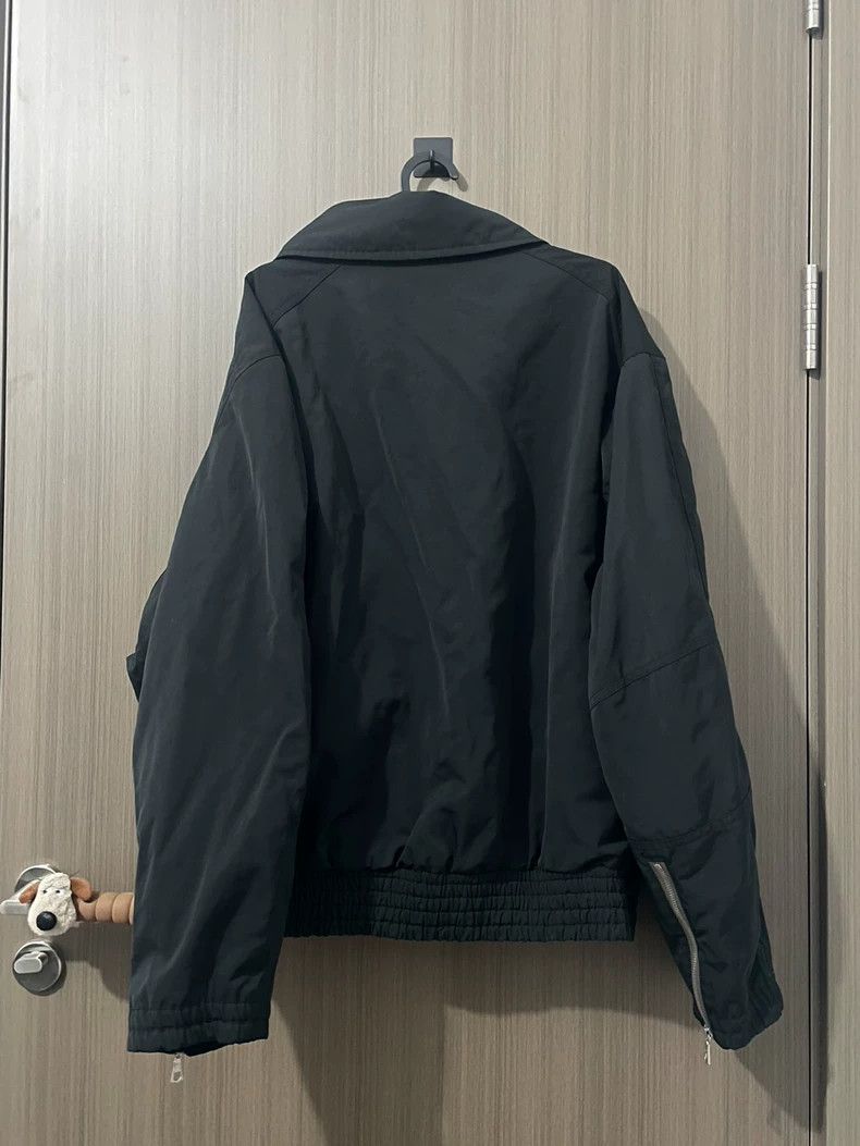 Dries Van Noten dries van notenBlack scimitar diagonal zipper nylon jacket Size US L / EU 52-54 / 3 - 3 Thumbnail