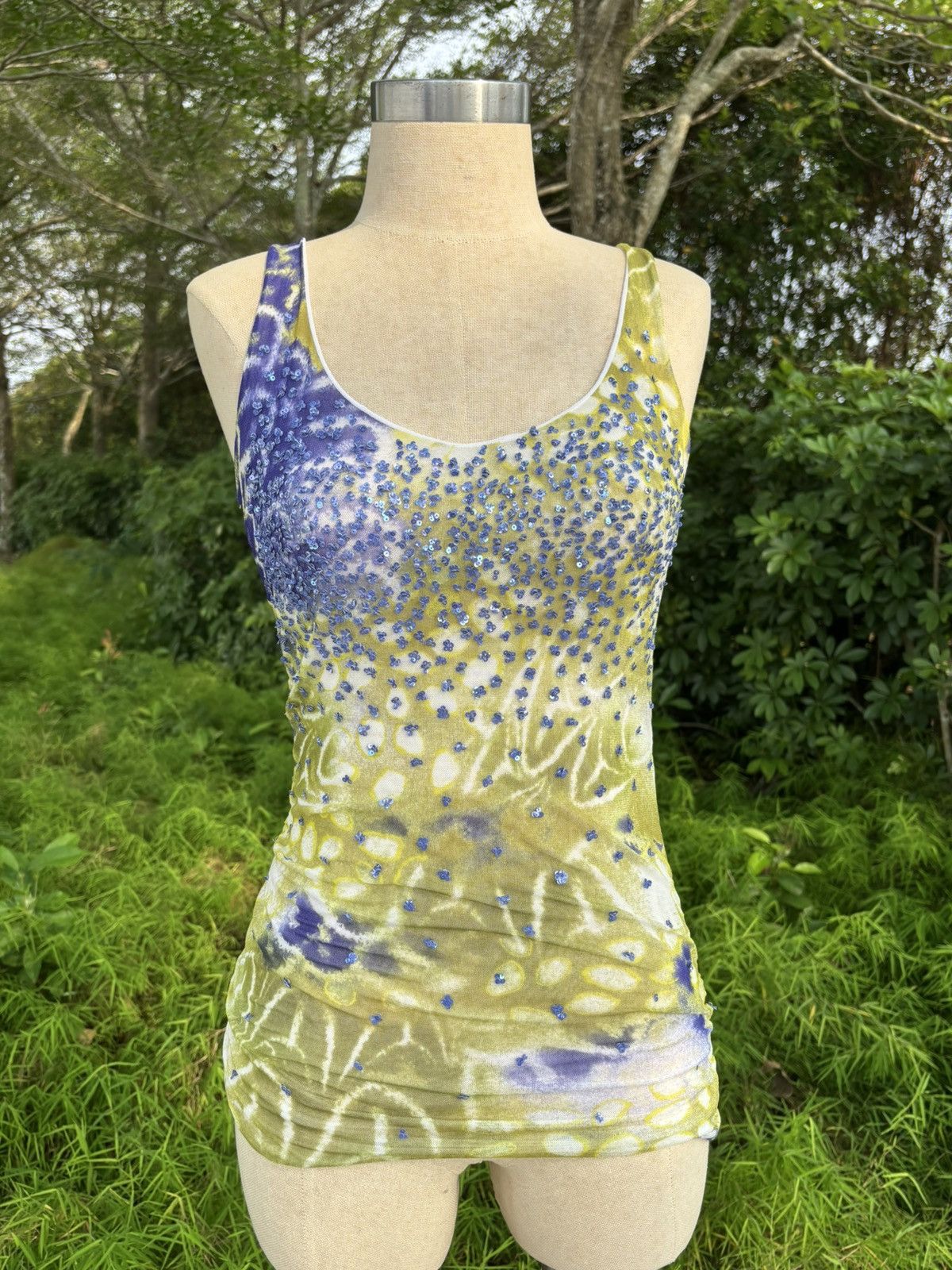 Vintage Vintage tank top with sequin Size M / US 6-8 / IT 42-44 - 1 Thumbnail