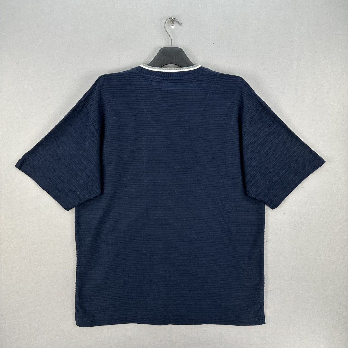 Issey Miyake IY Basics by Issey Miyake Pleated Single Pocket Tee Size US L / EU 52-54 / 3 - 4 Thumbnail