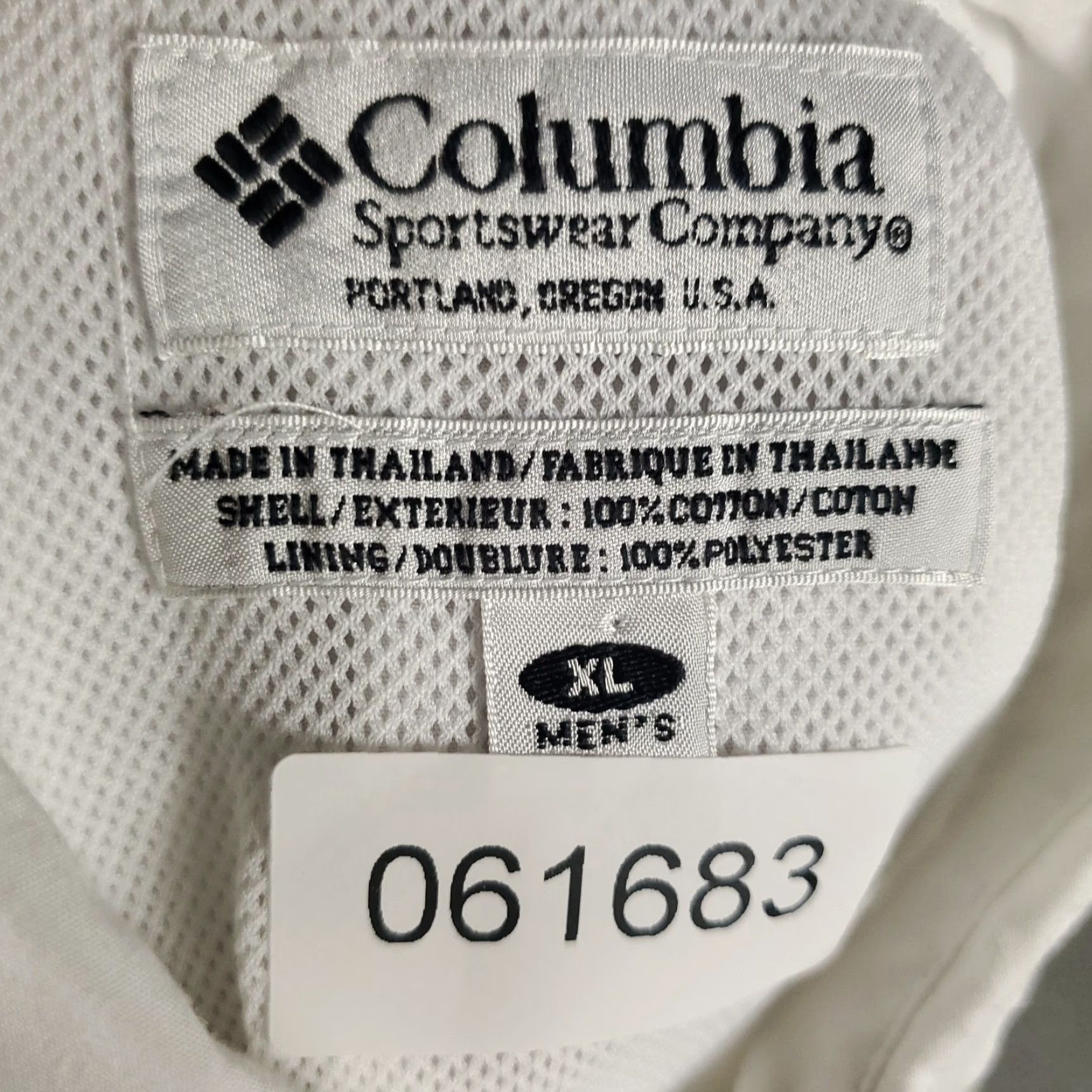 Vintage Columbia Shirt Mens XL White Cotton Button-Down Short Sleeve Collared PFG Casual Everyday Size US XL / EU 56 / 4 - 7 Thumbnail