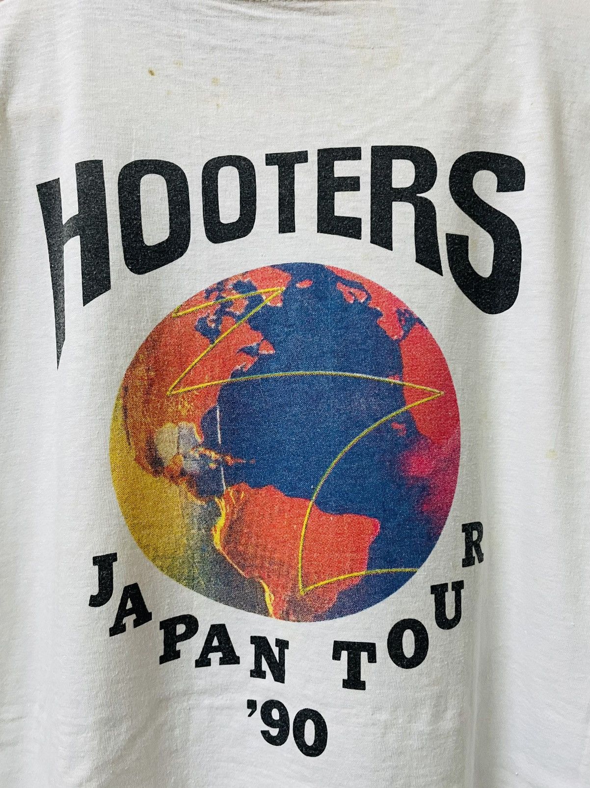 Band Tees VINTAGE ZIGZAG BAND HOOTERS TOUR JAPAN 90s Size US L / EU 52-54 / 3 - 8 Thumbnail