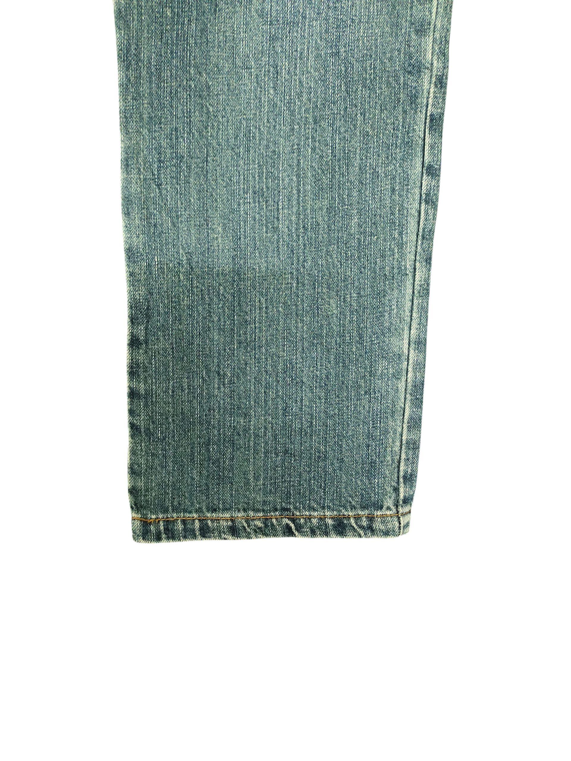 Number (N)ine × Undercover Japanese Brand Double Waist Clawmark Distress Denim Jeans Size US 31 - 5 Thumbnail