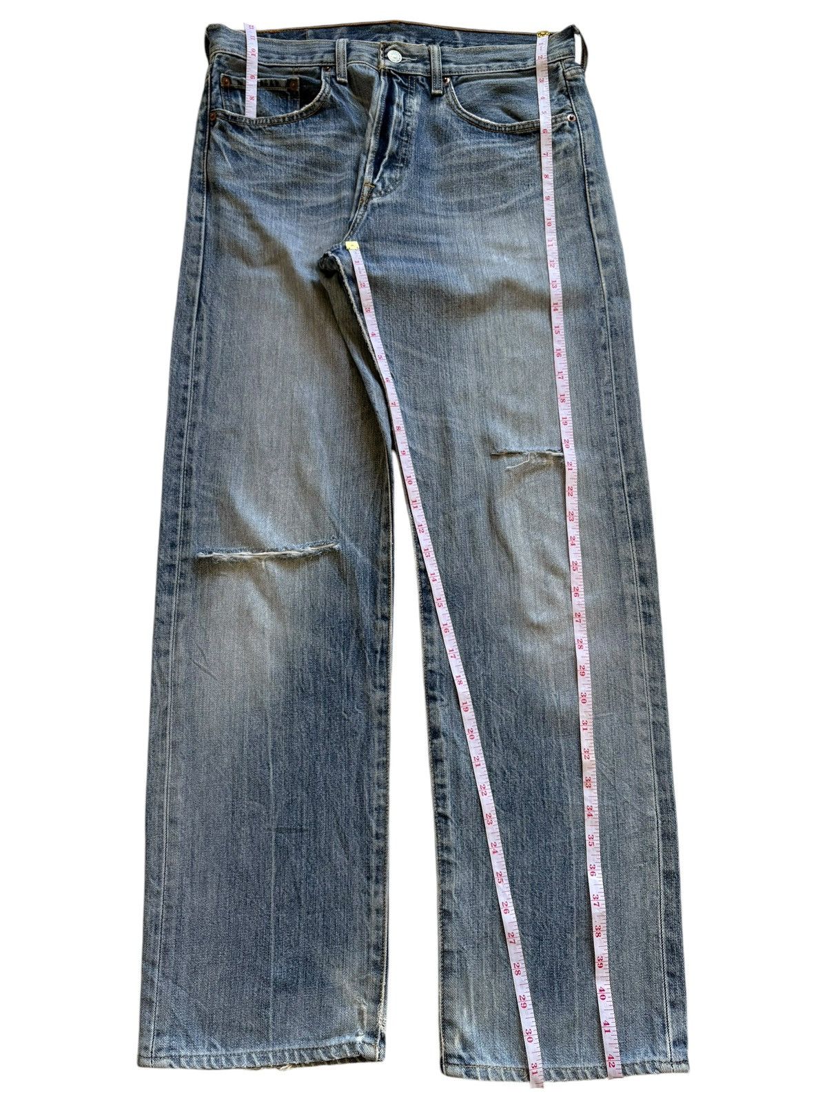 Levi's Vintage 90s Levis 501 Faded Wash Distressed Loose Jeans Size US 32 / EU 48 - 12 Thumbnail