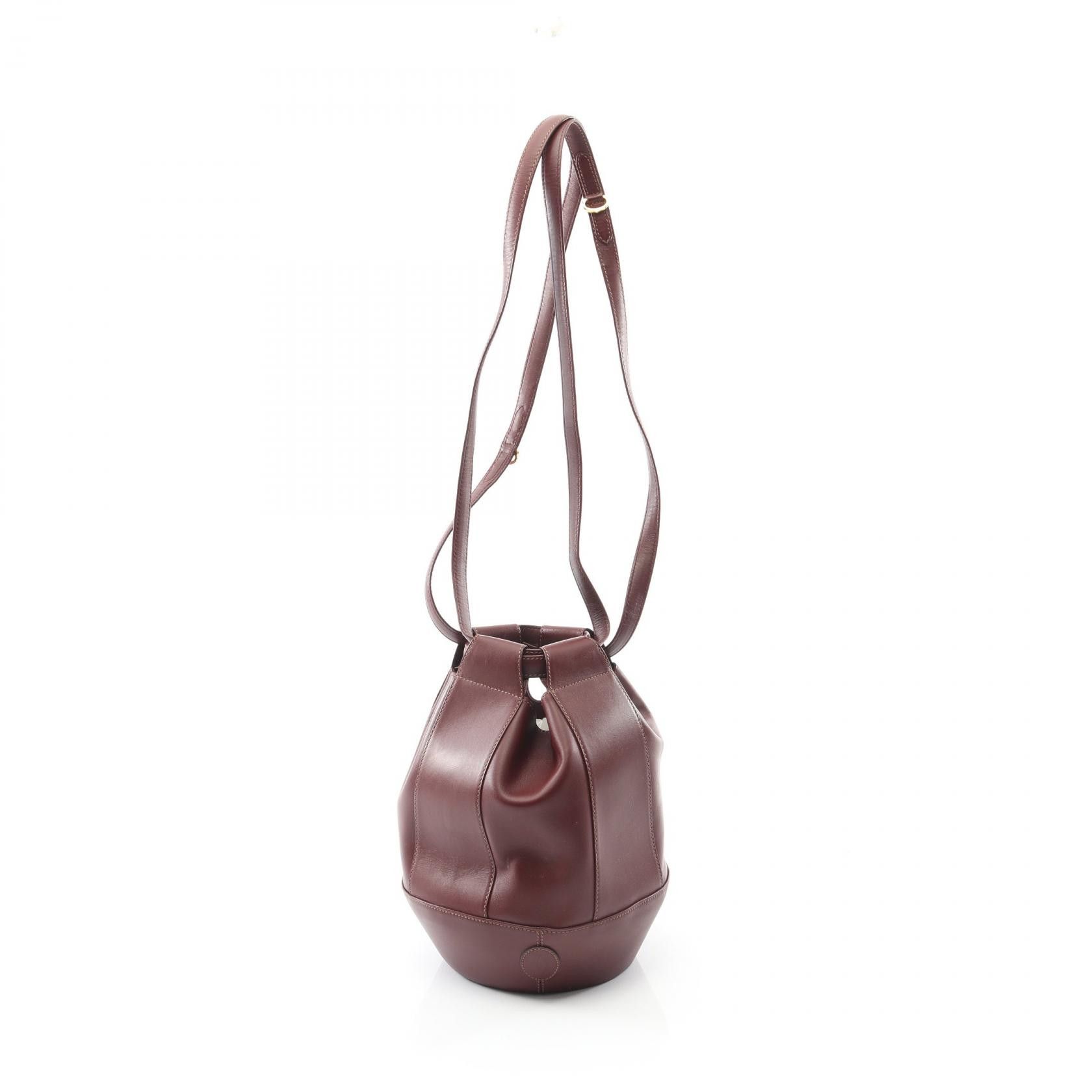 Cartier Cartier Cartier Must Line Leather Shoulder Bag Leather Shoulder Bag DUTY FREE for USA Size ONE SIZE - 1 Thumbnail