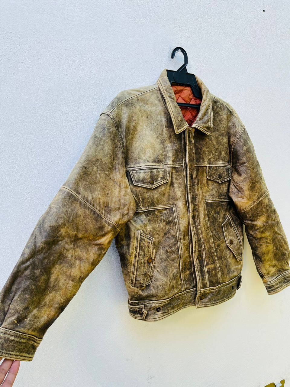 Japanese Brand × Vintage Vintage Leather Jacket Designed Fashion Style Size US M / EU 48-50 / 2 - 5 Thumbnail