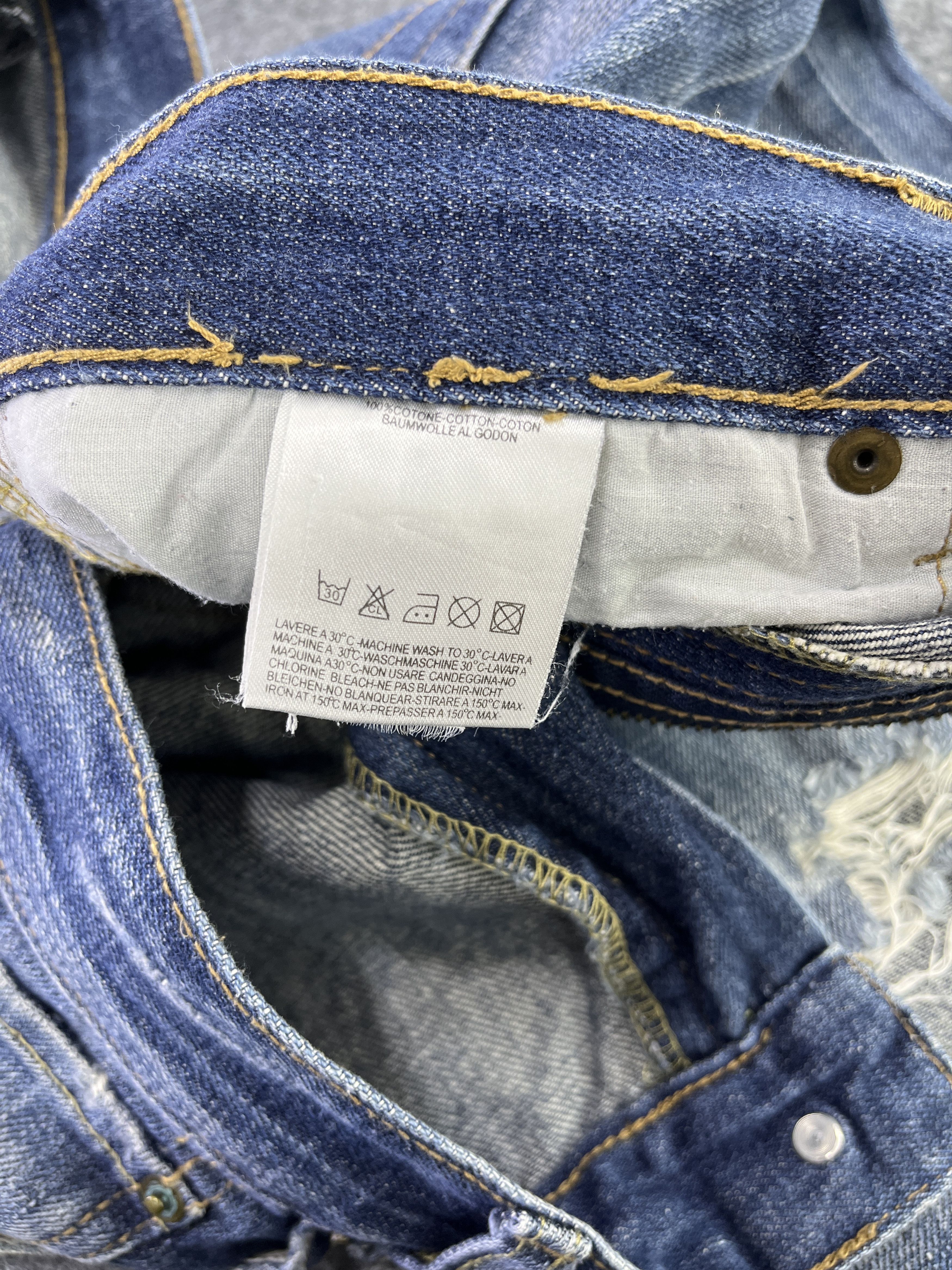 Japanese Brand Savignac 'de Denim Distressed Jeans - J956 Size US 34 / EU 50 - 7 Thumbnail