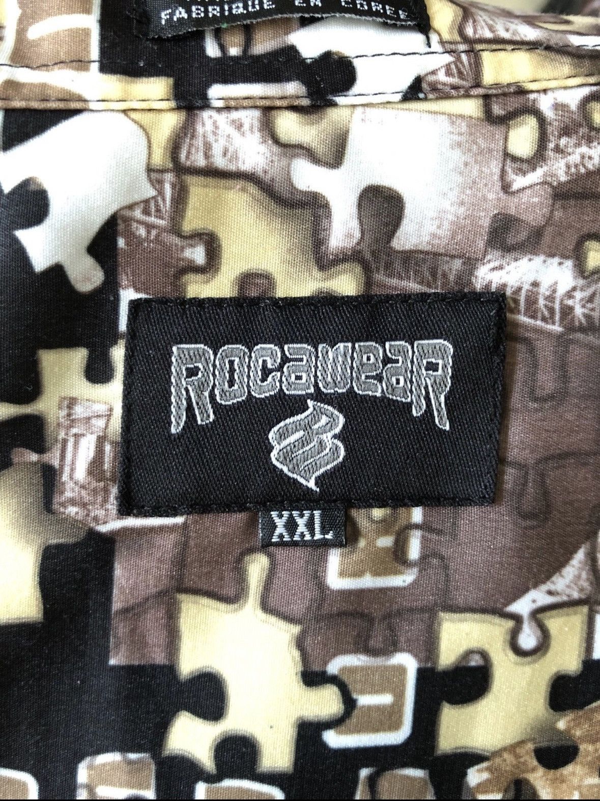 Rocawear × Vintage Rocawear shirt Size US XXL / EU 58 / 5 - 4 Thumbnail