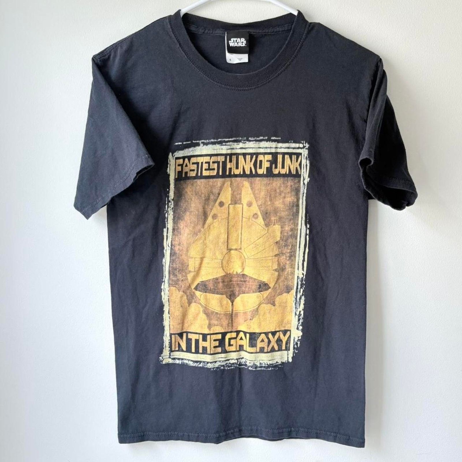 Star Wars Y2K StarWars Han Solo Millennium Falcon Graphic Tee Size US S / EU 44-46 / 1 - 4 Thumbnail