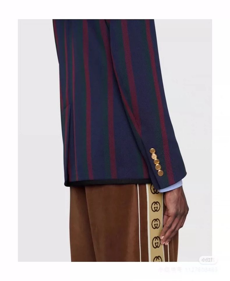 Gucci Gucci Men's striped casual jacket 2502-Nextarrow Size US S / EU 44-46 / 1 - 4 Thumbnail