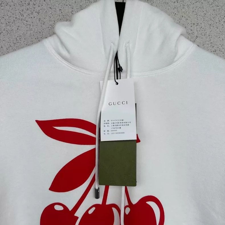 Gucci Gucci Cherry Hooded Sweatshirt-2506 Size US XS / EU 42 / 0 - 3 Thumbnail