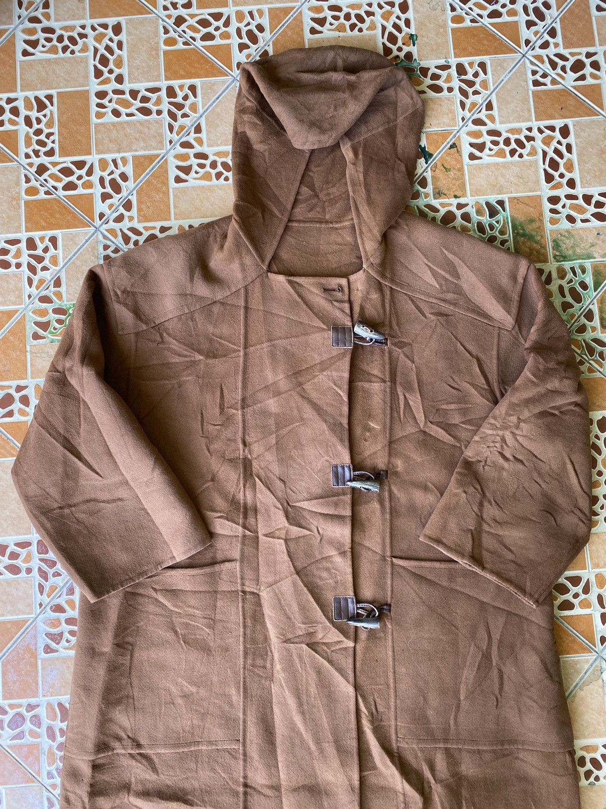 Burberry × Vintage ✨Steals✨ Burberrys wool Jacket Hoodie Unisex Size US L / EU 52-54 / 3 - 4 Thumbnail
