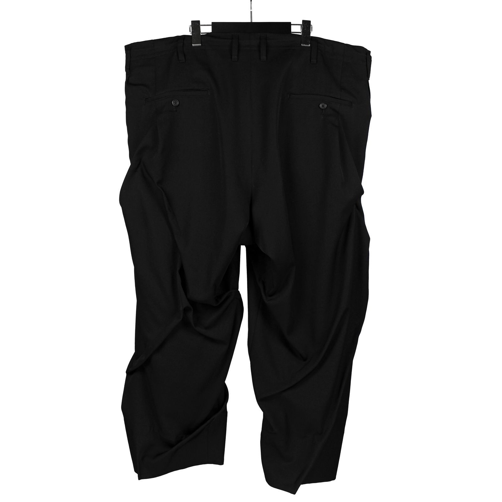 Yohji Yamamoto Yohji Yamamoto Pour Homme - Ta/TUXEDO RANDOM TUCK PANTS Size US 28 / EU 44 - 10 Thumbnail