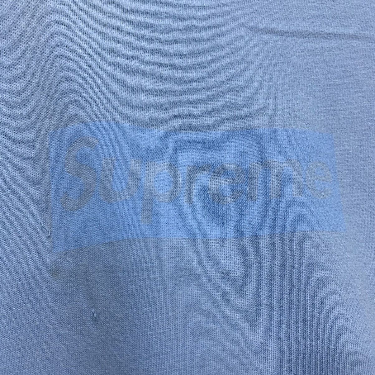Supreme Supreme Tonal Box Logo Tee Light Blue Archive Size US L / EU 52-54 / 3 - 8 Thumbnail