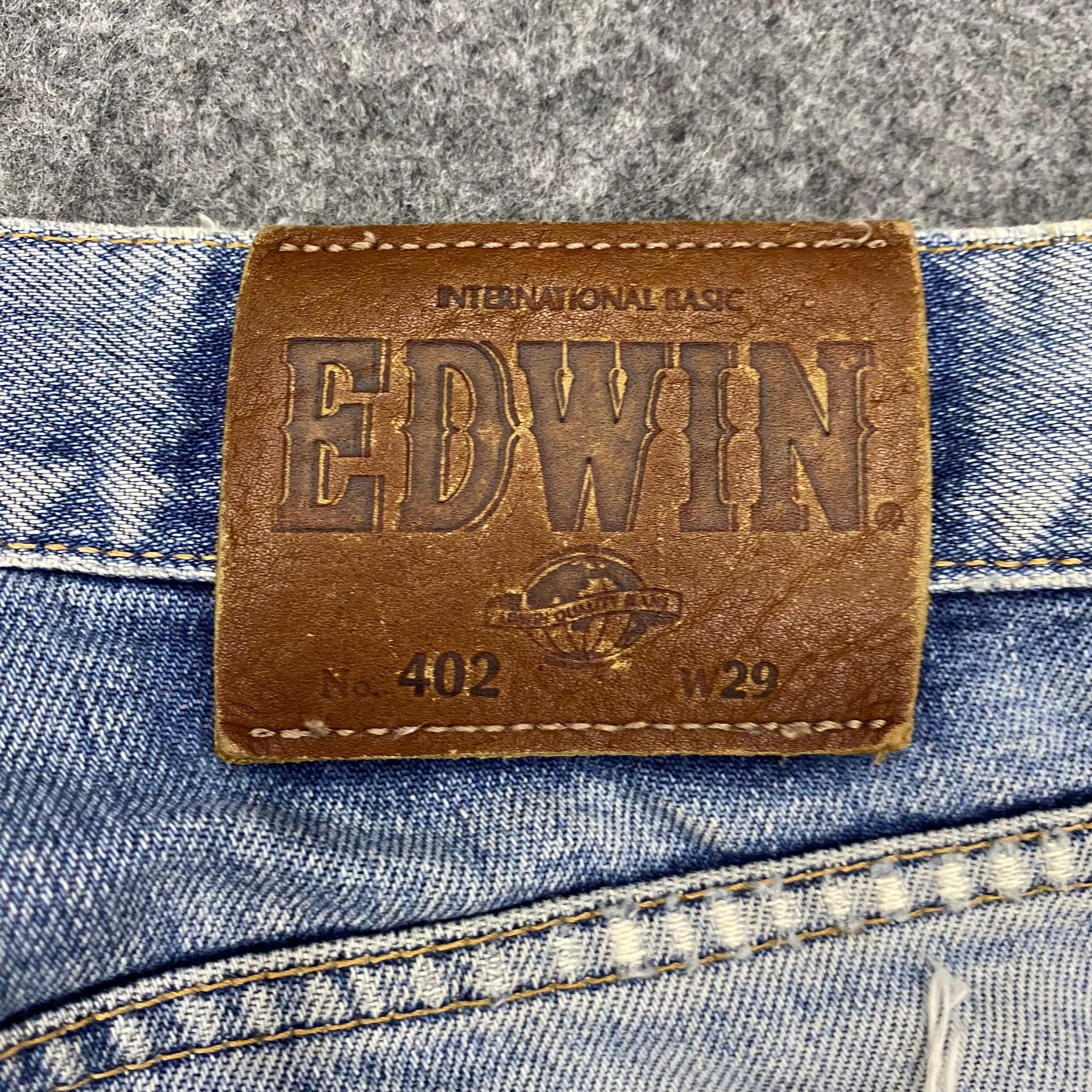 Edwin 💥Best Offer💥Vintage Edwin 502 Distressed Denim Size US 28 / EU 44 - 9 Thumbnail