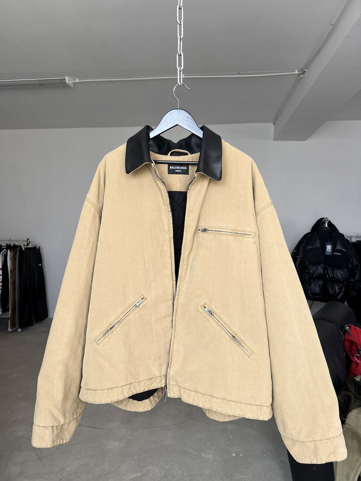 Balenciaga Balenciaga Worker Jacket Canvas Size US L / EU 52-54 / 3 - 1 Thumbnail