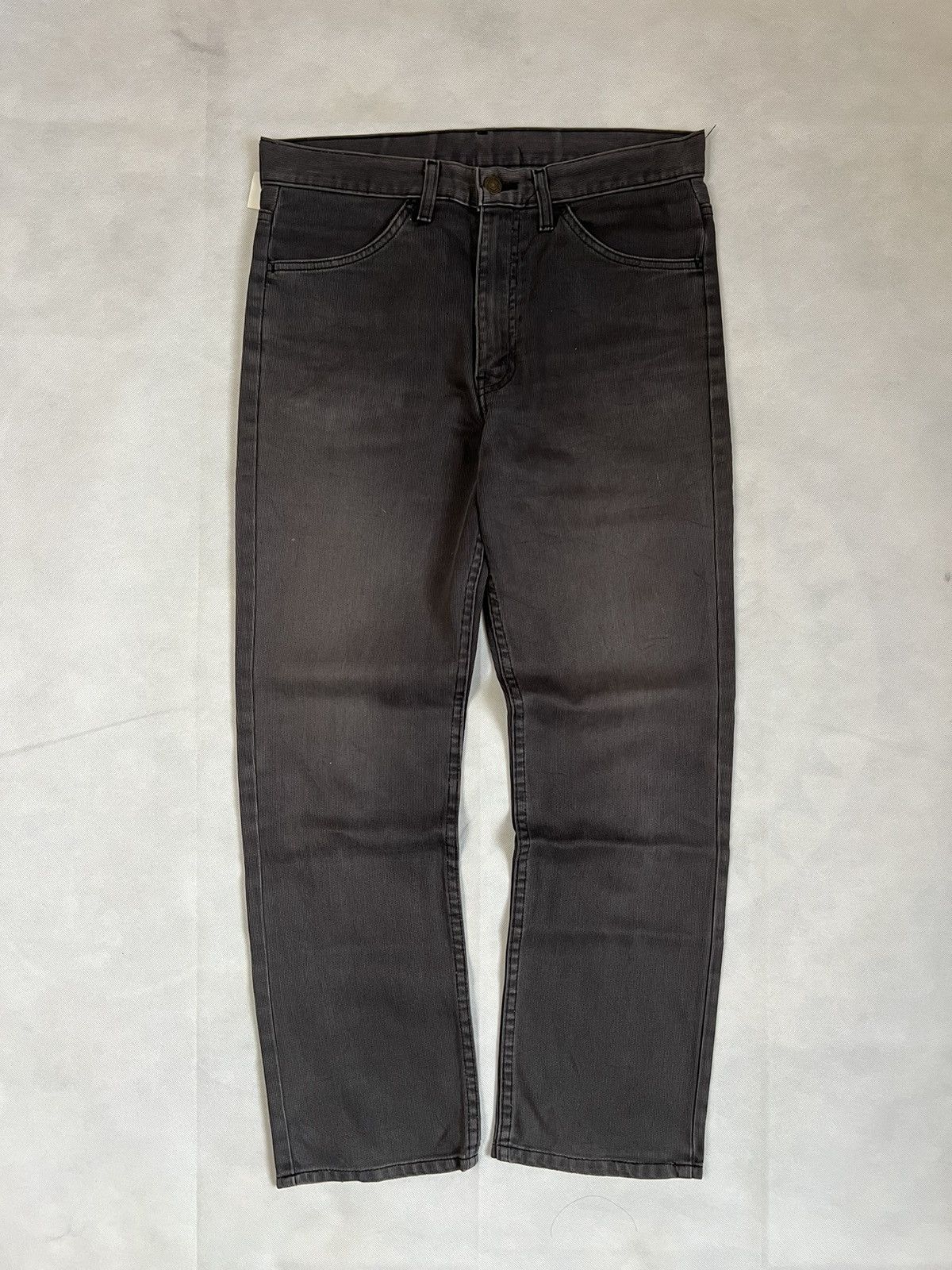 Levi's Vintage Clothing Vintage 90's Levis Ash Grey Hickory Stripe Denim Size US 32 / EU 48 - 1 Thumbnail