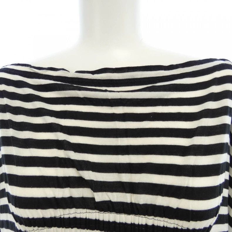 Issey Miyake Issey Miyake size:3 Black and white striped tapered top Size S / US 4 / IT 40 - 4 Thumbnail