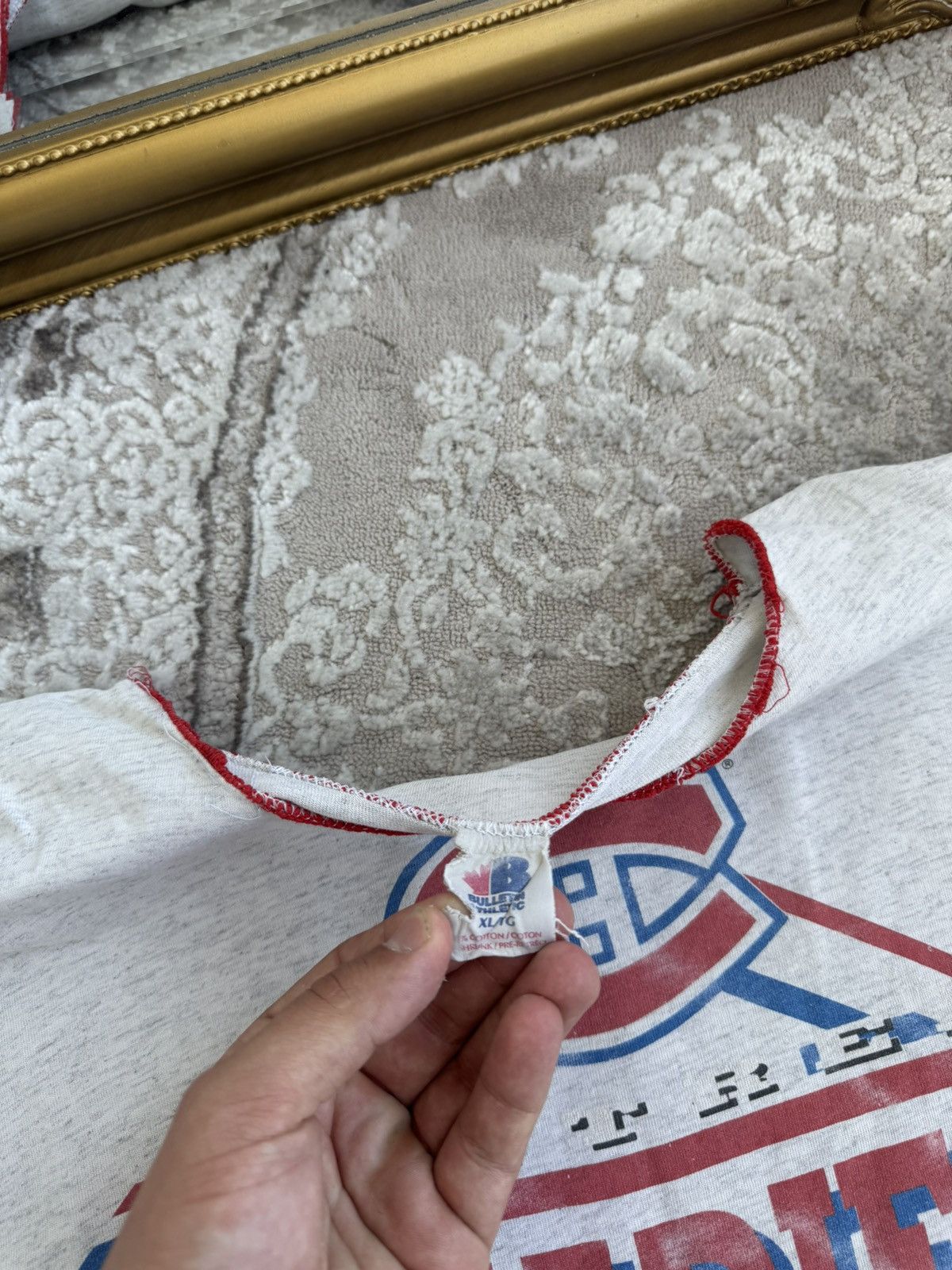NHL 1992 Montreal Canadiens NHL Long Sleeve Bulletin Athletic Size US XL / EU 56 / 4 - 5 Thumbnail