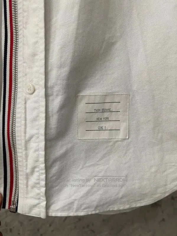 Thom Browne Thom Browne White Long Sleeve Shirt for Men . Size US M / EU 48-50 / 2 - 6 Thumbnail