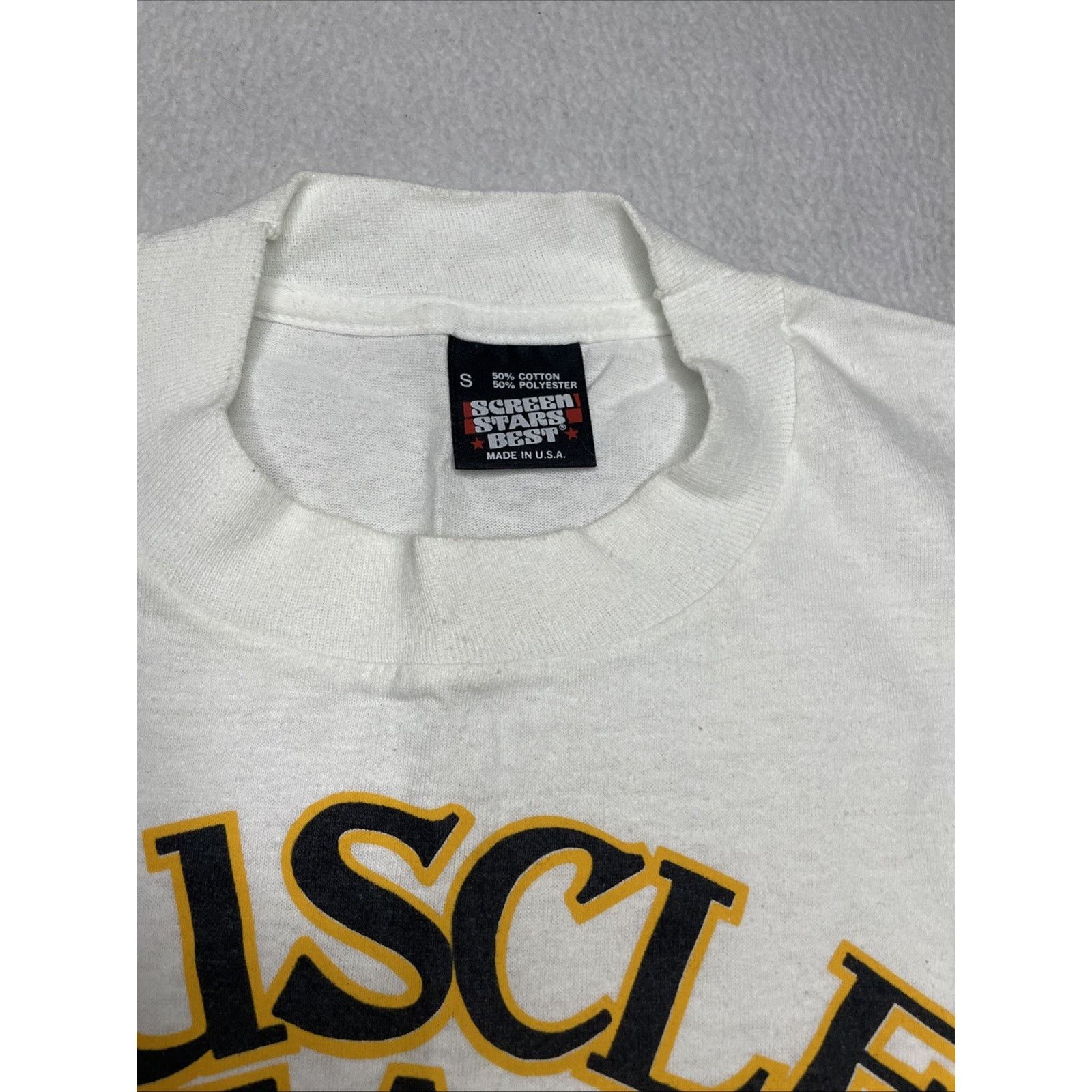 Other 80s Muscle Beach Barbell Club Single Stitched T Shirt NWOT S Size US S / EU 44-46 / 1 - 3 Thumbnail