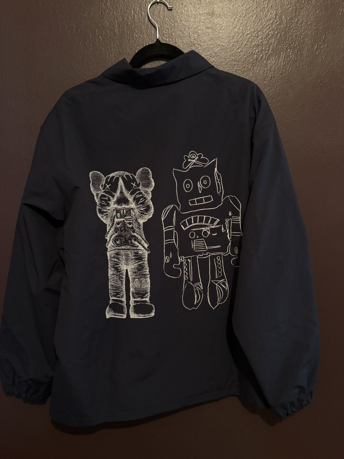 Andy Warhol × Kaws × Uniqlo KAWS x Uniqlo x Warhol Coach Jacket Navy Size US XL / EU 56 / 4 - 3 Thumbnail