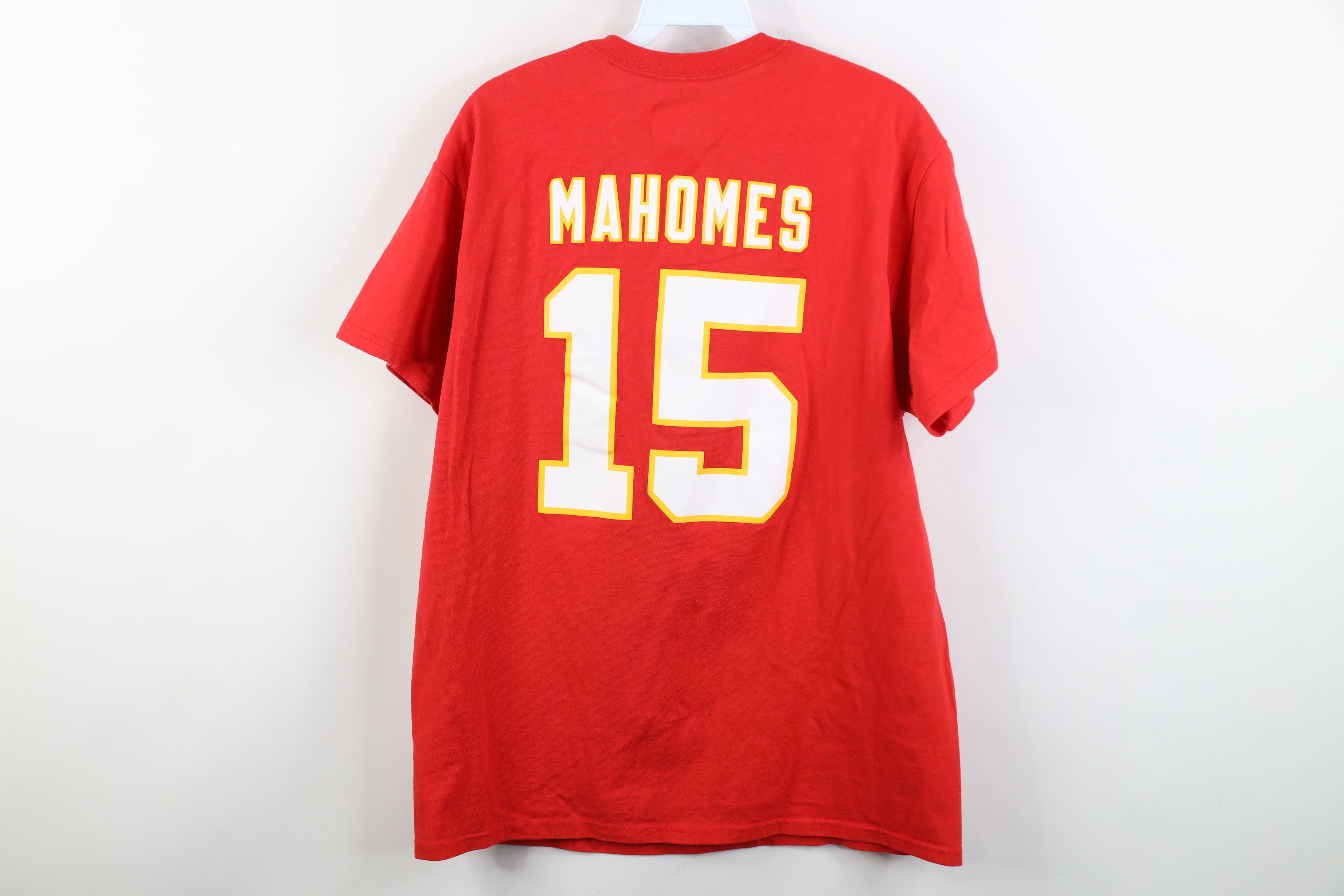 Vintage NFL LVII Patrick Mahomes Kansas City Chiefs Jersey T-Shirt Size US L / EU 52-54 / 3 - 11 Thumbnail