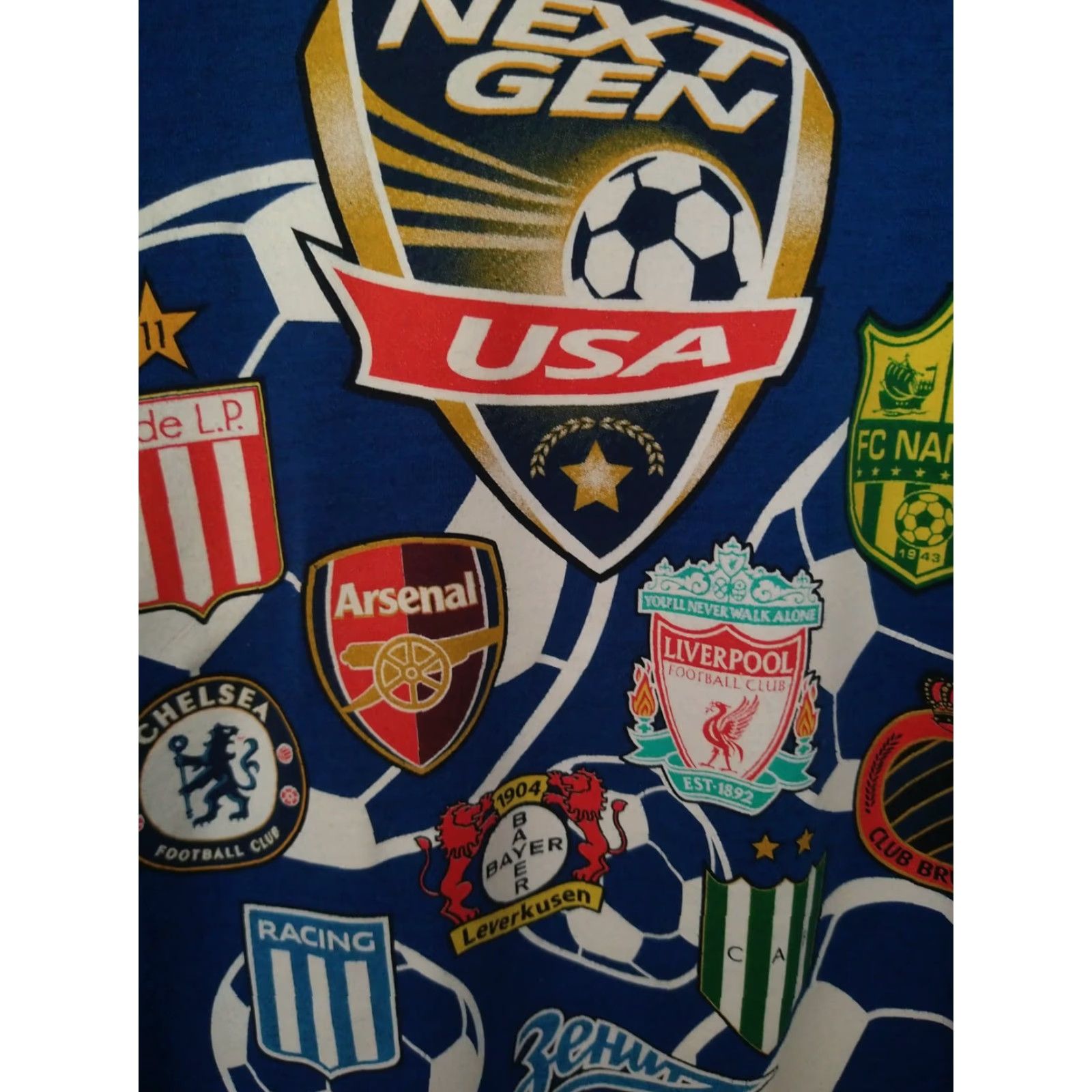 Delta VINTAGE NextGen USA International Development Festivals Soccer T-shirt M Men Blue Delta 100% Polyester Pro Weight Sports T-Shirt Mens Size US M / EU 48-50 / 2 - 2 Thumbnail