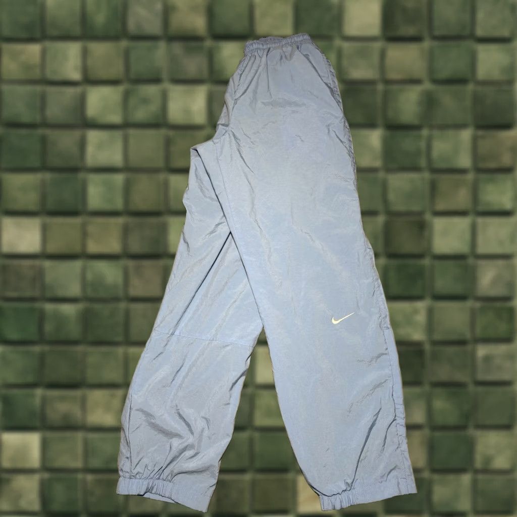 Nike VINTAGE Nike Pants Mens M Blue Men Vtg Y2K Silver Tag University Light Basketball Size Size US 31 - 1 Thumbnail