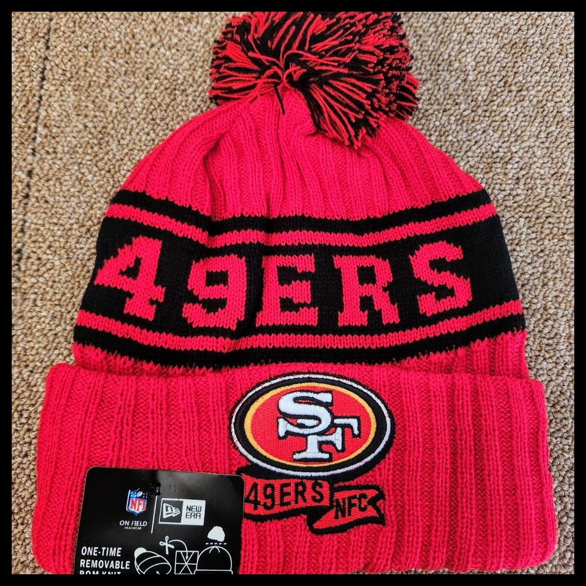 New Era SAN FRANCISCO 49ERS NFL FOOTBALL BEANIE HAT. Size ONE SIZE - 1 Preview