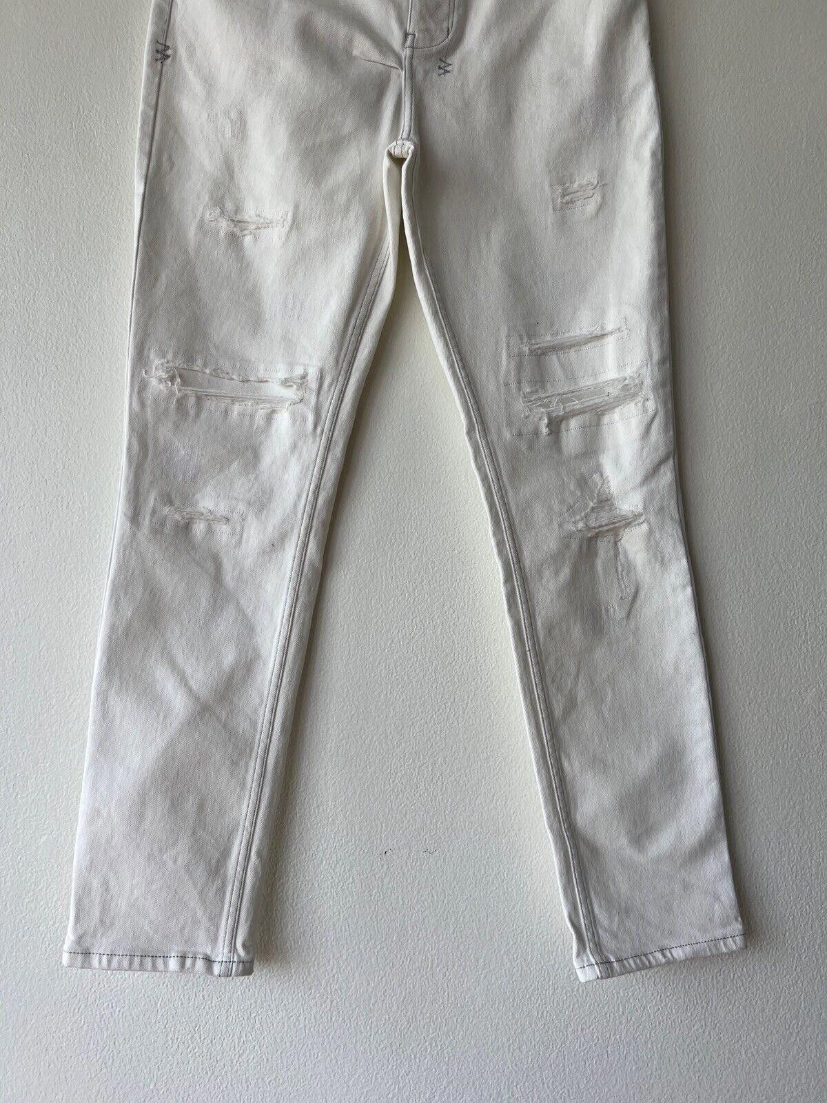 Ksubi new Ksubi mens denim jean slim small medium white ivory 32 Size US 32 / EU 48 - 3 Thumbnail