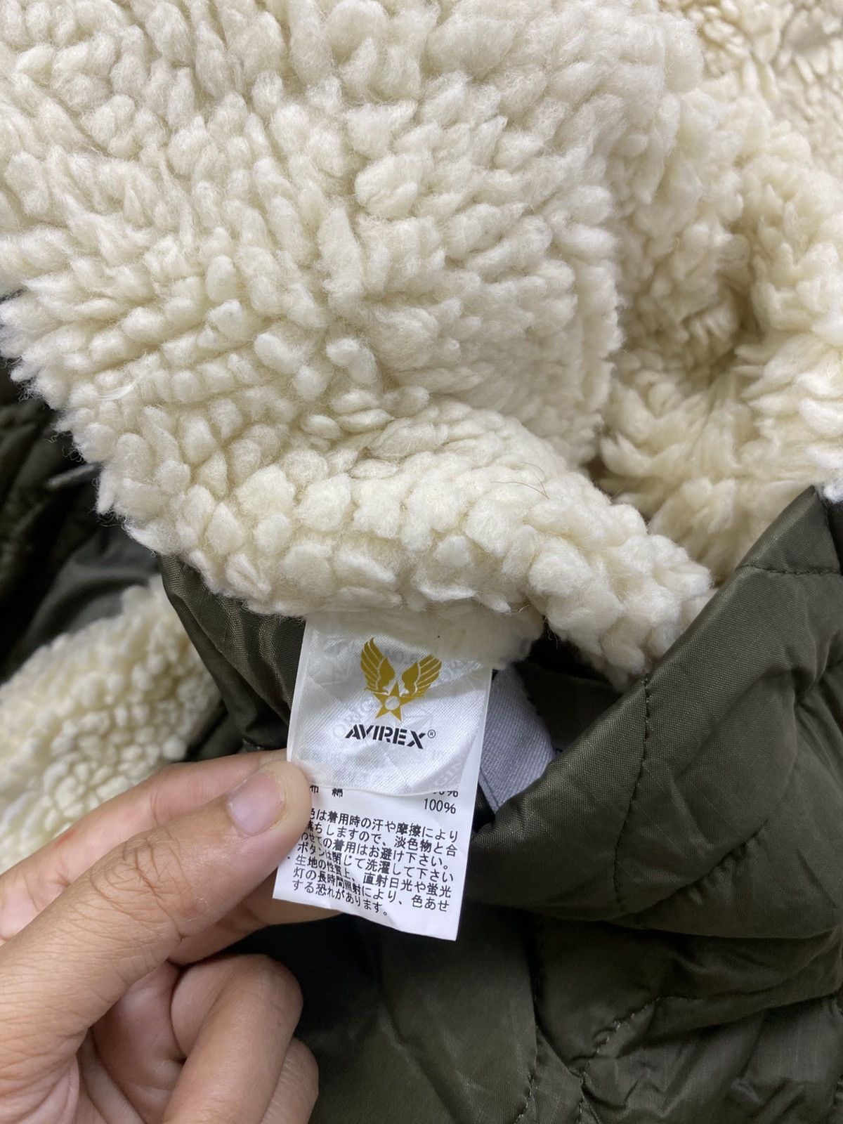 Avirex Vintage Avirex Military Quilted Lined Sherpa Parka Jacket Size US M / EU 48-50 / 2 - 11 Thumbnail
