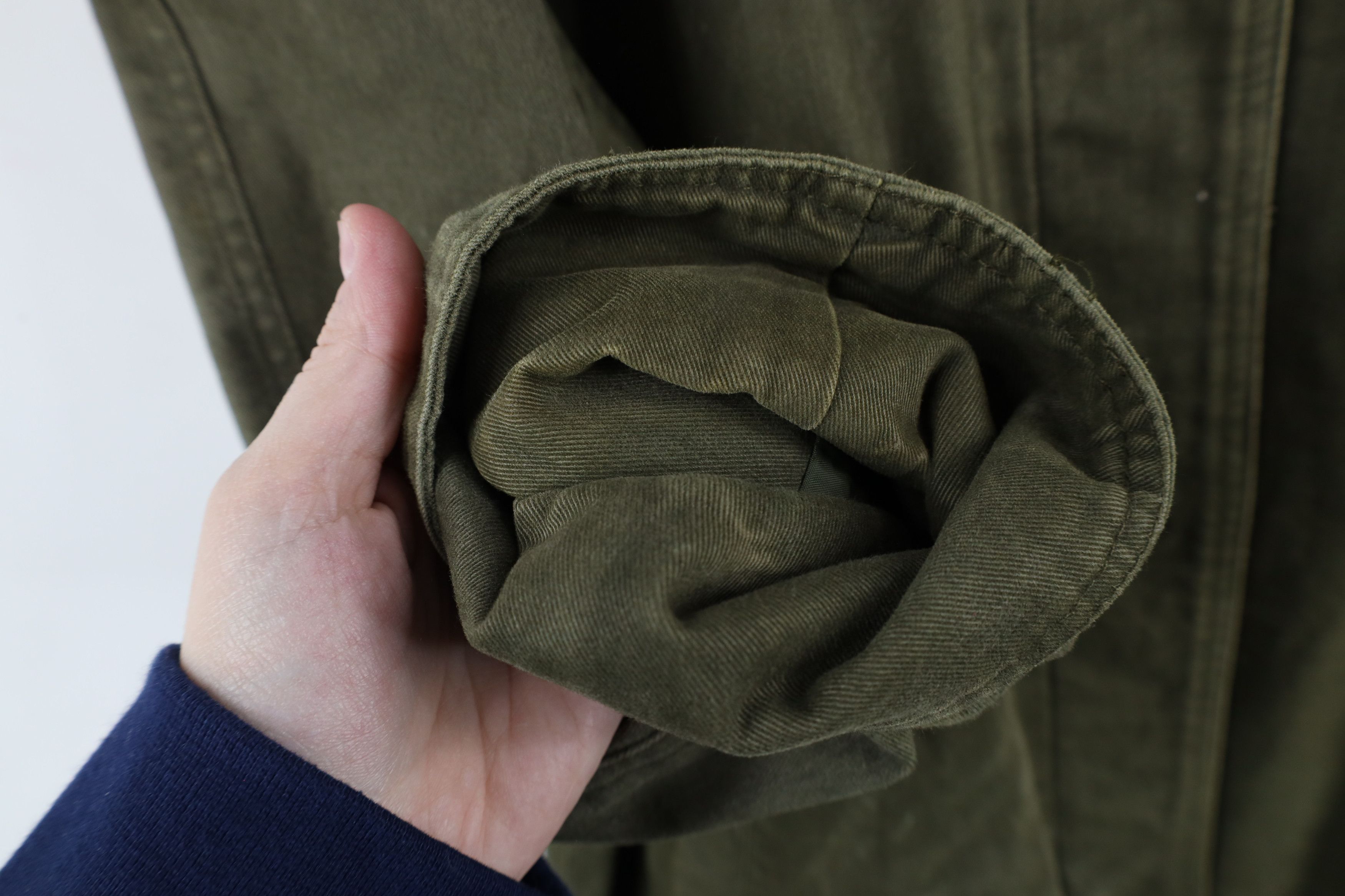 Vintage Vintage 90s Streetwear Leather Collar Flannel Lined Jacket Size S / US 4 / IT 40 - 7 Thumbnail