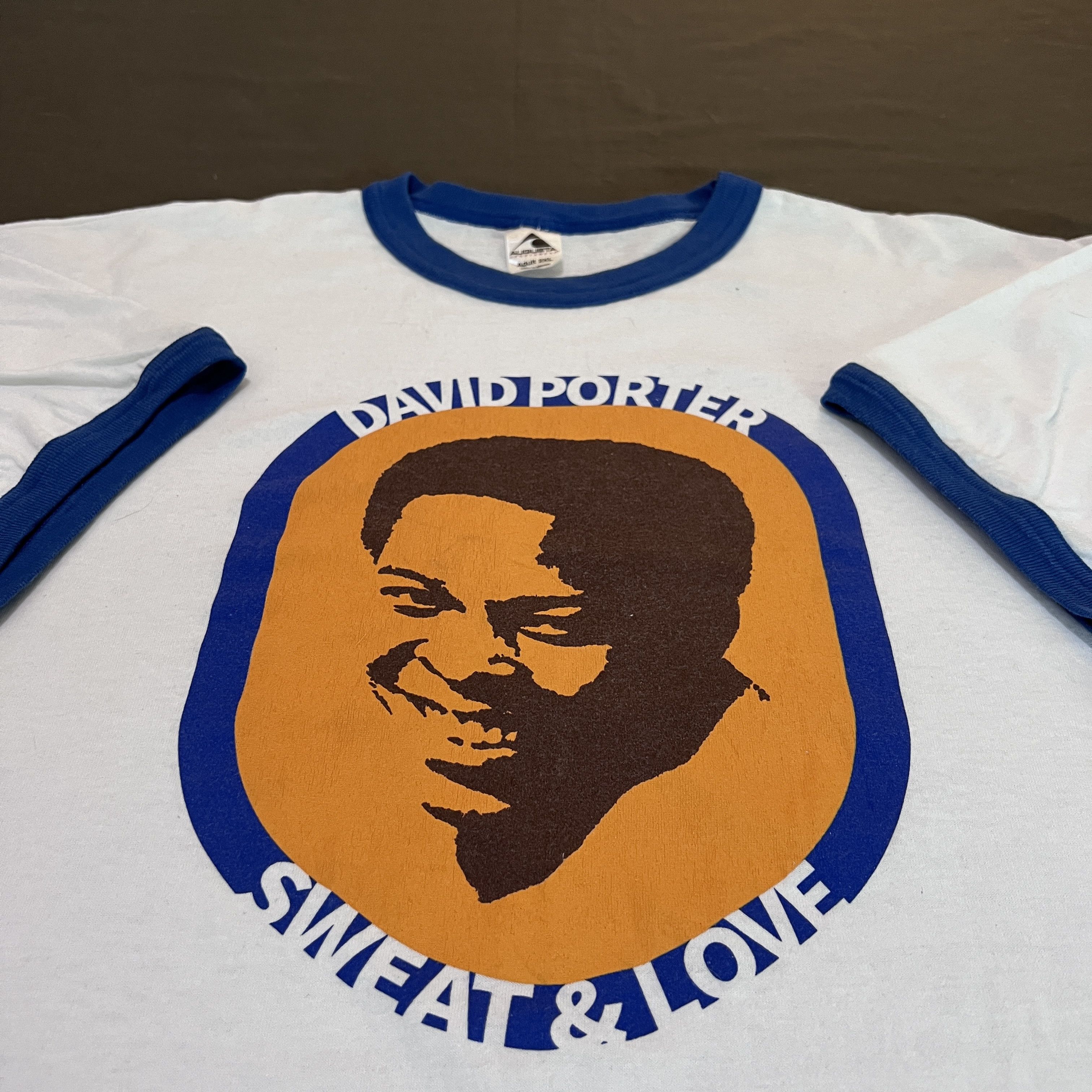 Band Tees × Vintage Vintage David Porter Sweat & Love Promo Tee 2XL Funk Soul Size US XXL / EU 58 / 5 - 1 Thumbnail