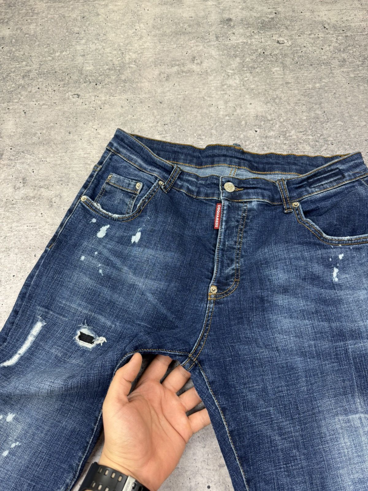 Dsquared2 Dsquared2 Casual Distressed Blue Jeans Pants Men Size 52 Size US 34 / EU 50 - 9 Thumbnail