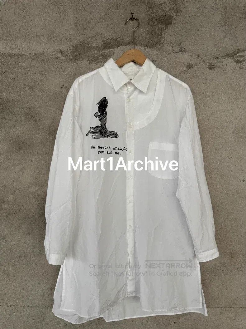 Yohji Yamamoto YOHJI YAMAMOTO Hand-painted Double Back Shirt Size US M / EU 48-50 / 2 - 1 Thumbnail