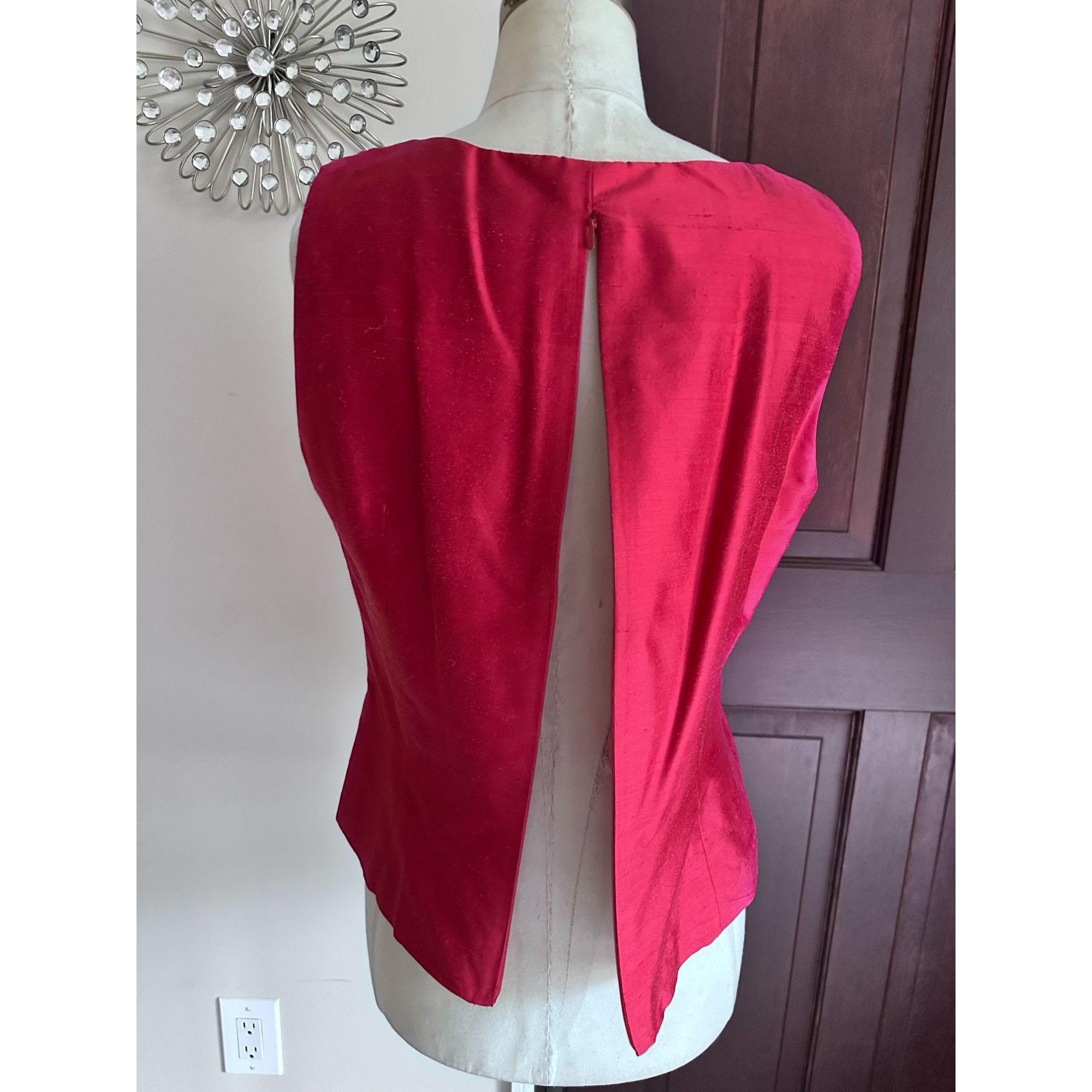 Donna Morgan NWT Donna Morgan 2pc silk pants set Sleeveless top and flora Size L / US 10 / IT 46 - 4 Thumbnail