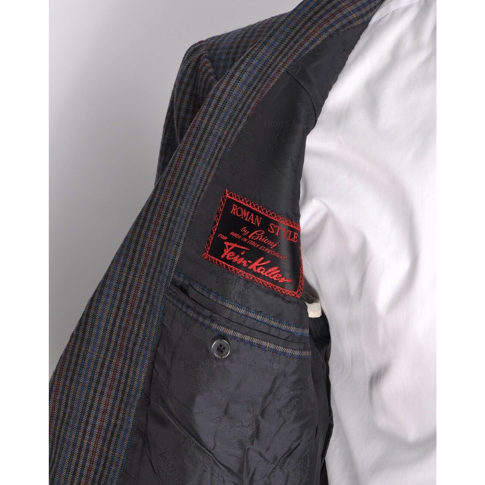 Brioni Men's BRIONI Wool PLAID Sport Blazer Jacket Size EU 56 UK 46 Size 46R - 8 Thumbnail