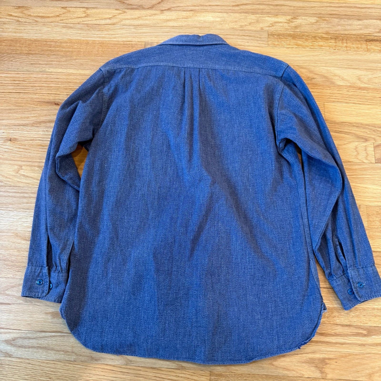Dry Bones Dry Bones Japan Indigo Selvedge Work Shirt Medium Size US M / EU 48-50 / 2 - 6 Thumbnail