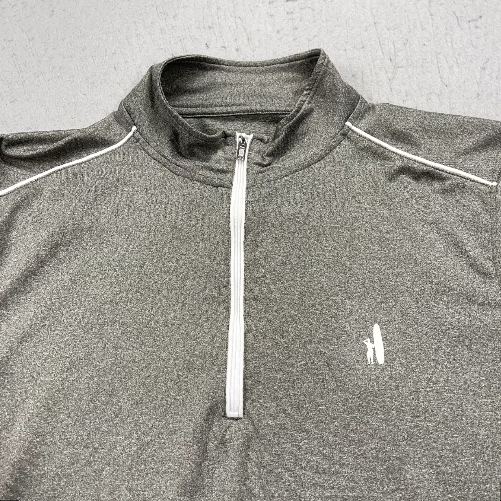 johnnie-O johnnie-O Jacket Mens Small Gray 1/4 Zip Stretch Lammie Golf Solid Shirt Size US S / EU 44-46 / 1 - 2 Thumbnail