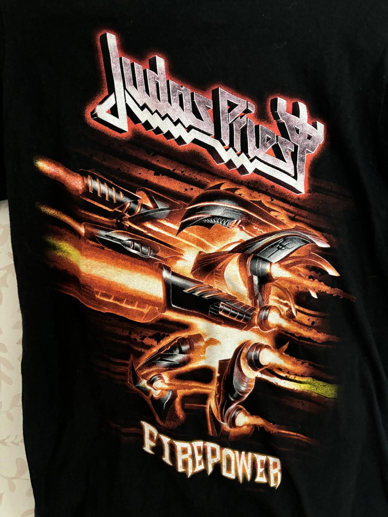 Designer VINTAGE Judas Priest Firepower Tour T-Shirt Size S / US 4 / IT 40 - 3 Thumbnail