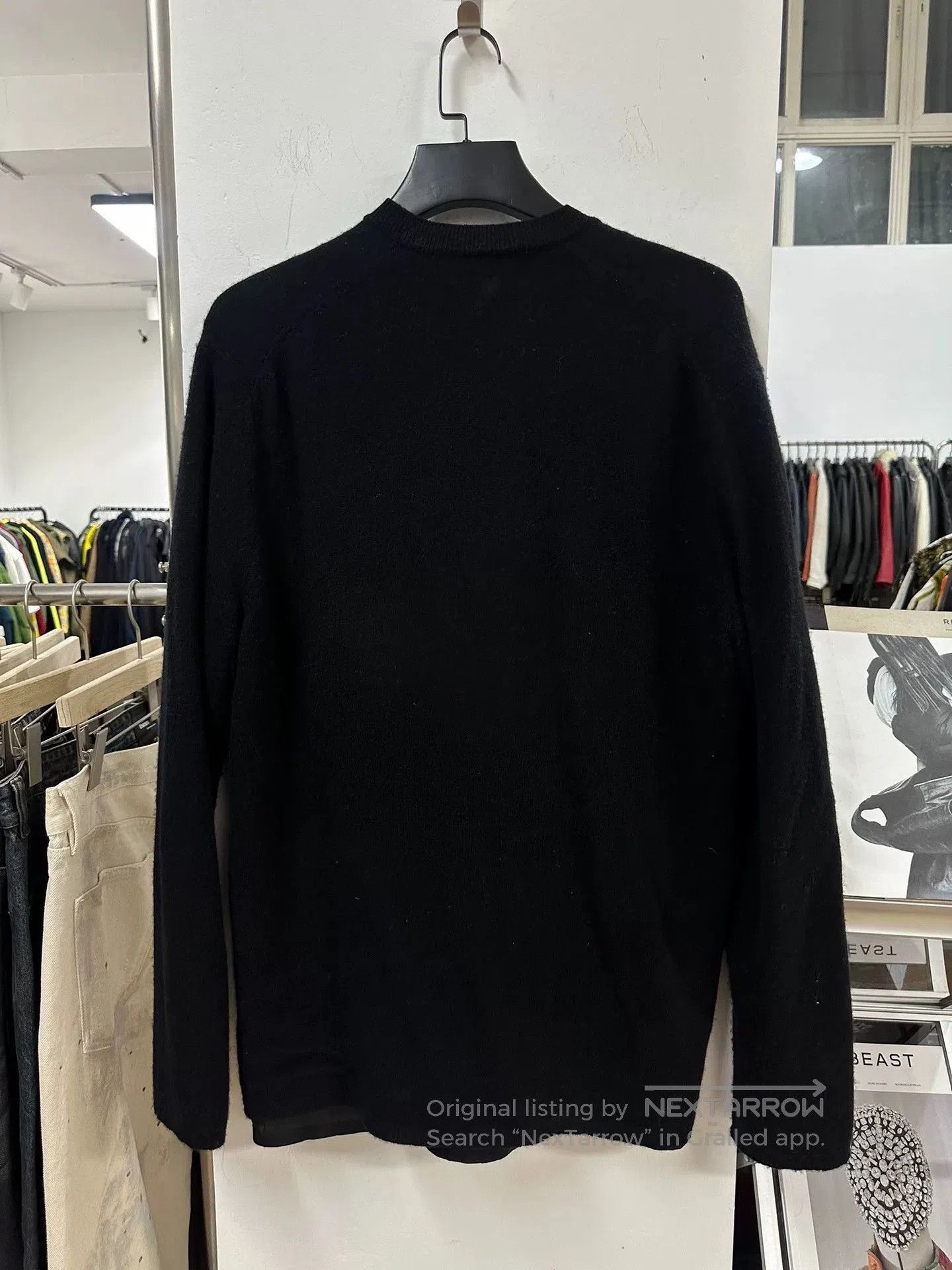 Comme des Garcons black wool cardigan with buttons. Size US L / EU 52-54 / 3 - 4 Thumbnail