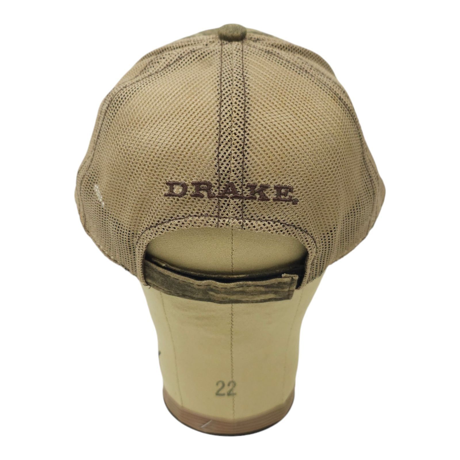 Drake Drake Camo Mossy Oak Bottomland Strapback Cap 3D Embroidered Size ONE SIZE - 4 Thumbnail