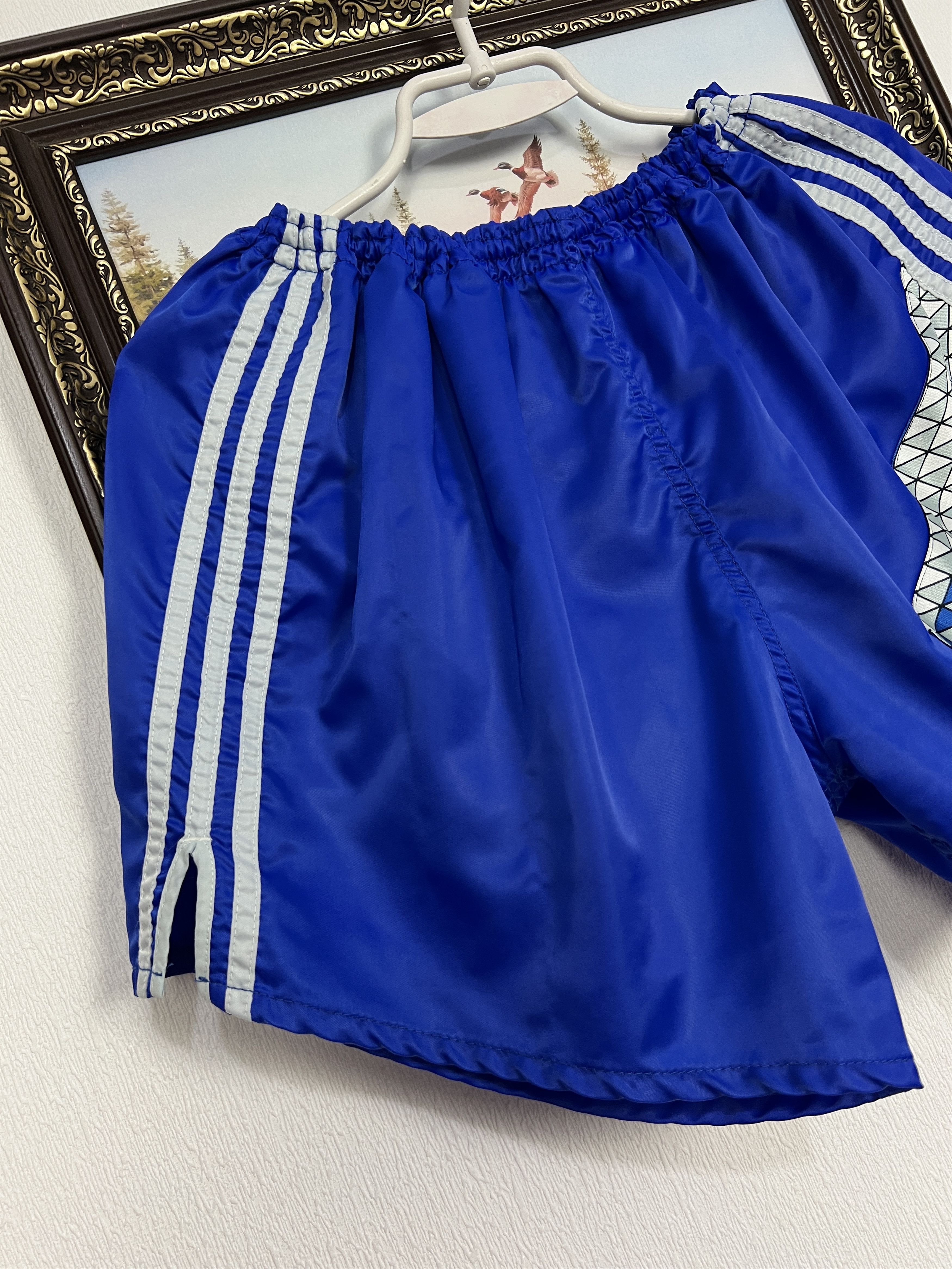 Adidas Vintage 90's Nylon Run Athletic Shorts Sport Hype Rare Size US 32 / EU 48 - 3 Thumbnail