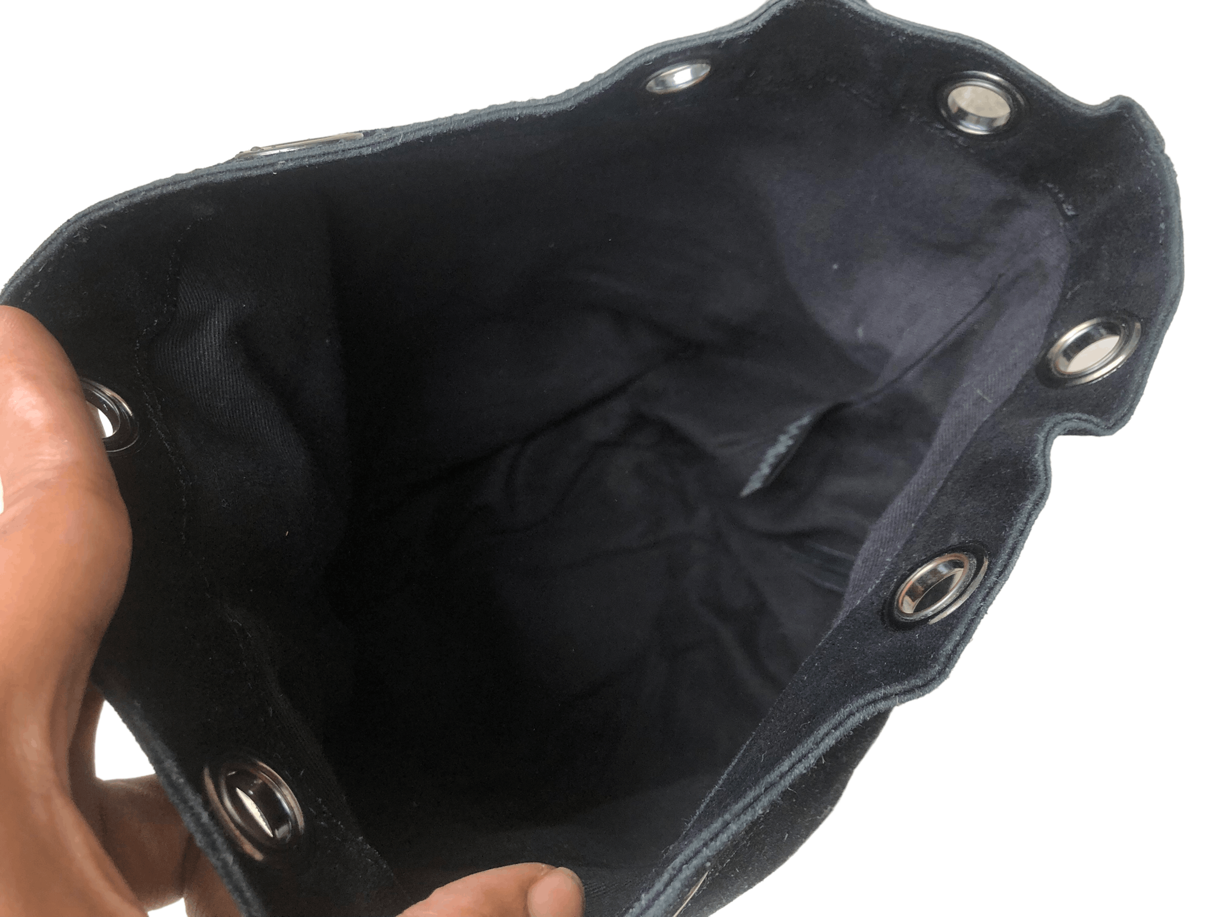 Zadig & Voltaire 🔥Y2K ZADIG & VOLTAIRE 'Bobo Gipsy' Black Suede Bucket Bag Size ONE SIZE - 9 Thumbnail