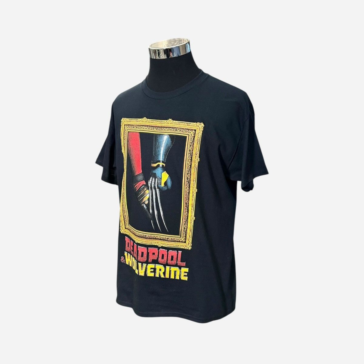 Marvel Comics Marvel Studios Men’s Black Deadpool Graphic T-Shirt Sz L Size US L / EU 52-54 / 3 - 7 Thumbnail
